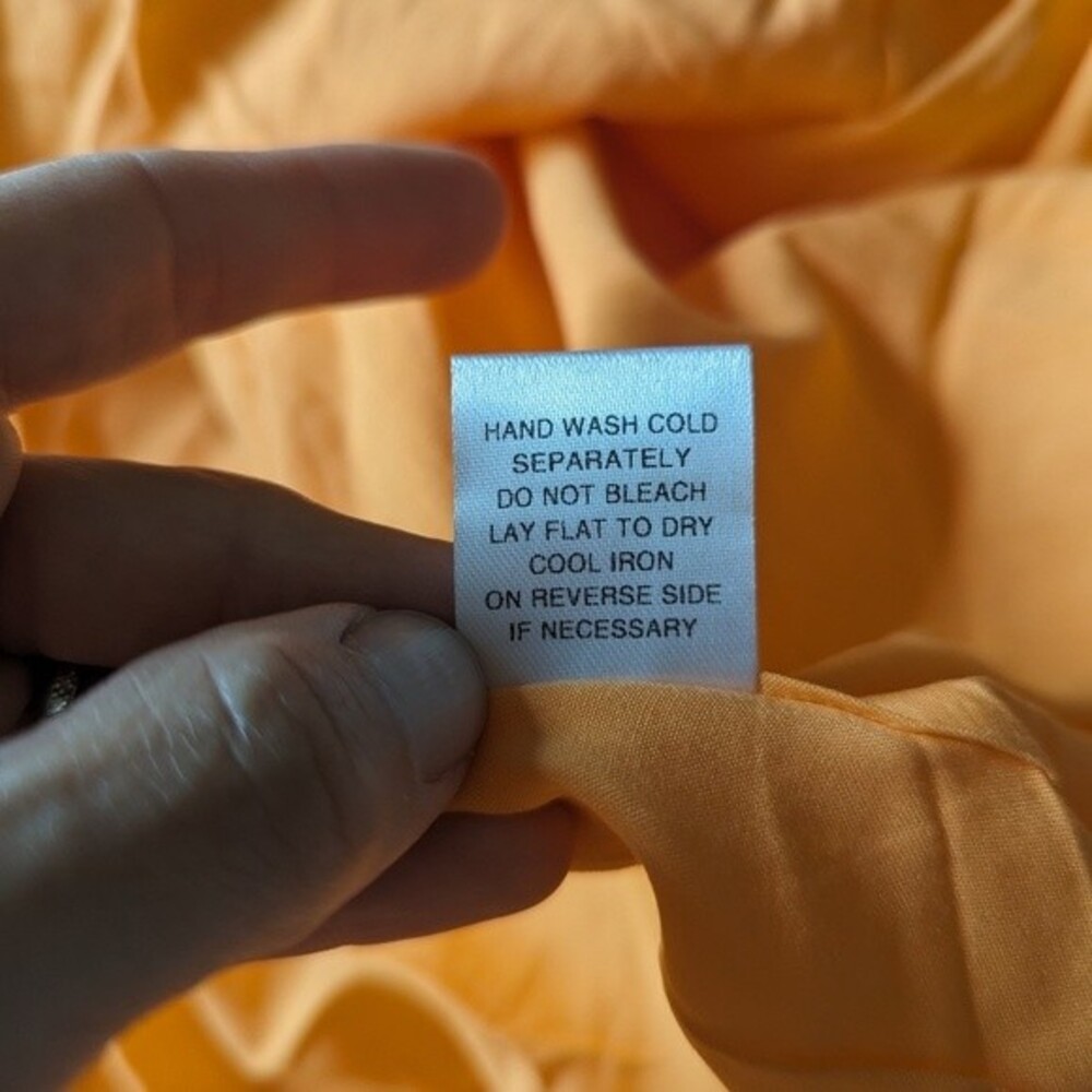 Mable Stella Orange Maxi A-Line Tie Back Dress - Picture 12 of 15